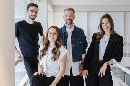 Photo of 4 people from the Ogilvy PR team